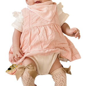 Rise little earthling pink cord dress 3-6 months.